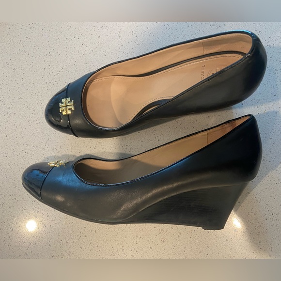 Tory Burch Jolie Wedges Size 9 - Picture 1 of 8